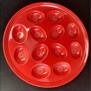 Fiestaware Egg Plate